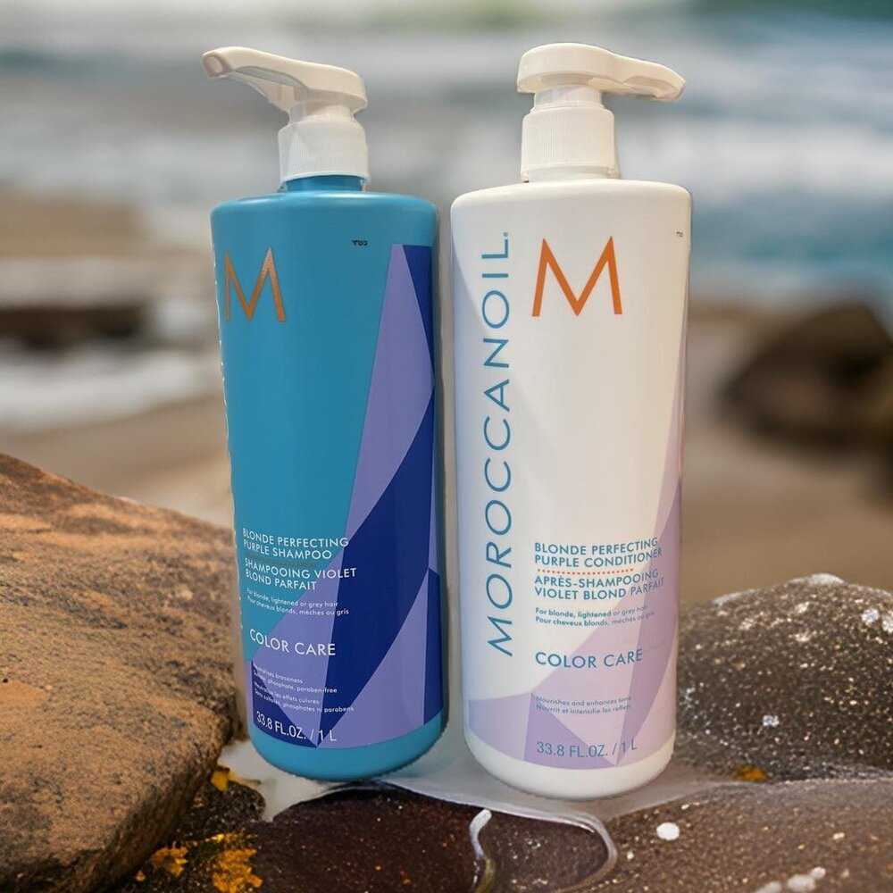 Moroccanoil Purple Blonde Shampoo Conditioner 33.8 oz
